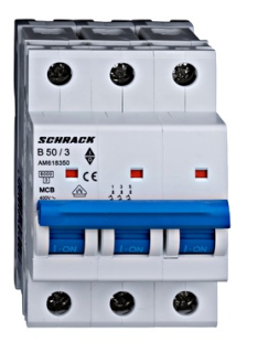 Istič B 50A 3P 6kA SCHRACK