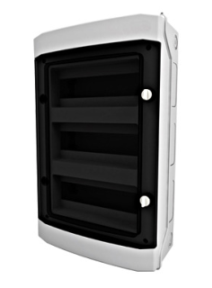 Nástenná rozvodnica IP65 3-radová, 3x12modulov, dym.dvere