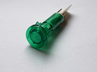 Signálka zelená 240V D-10vsuvná